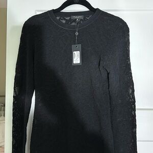 RAG AND BONE LACE TEE XS